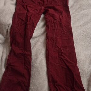 So Wear It Declare It Red Straight Leg Pants